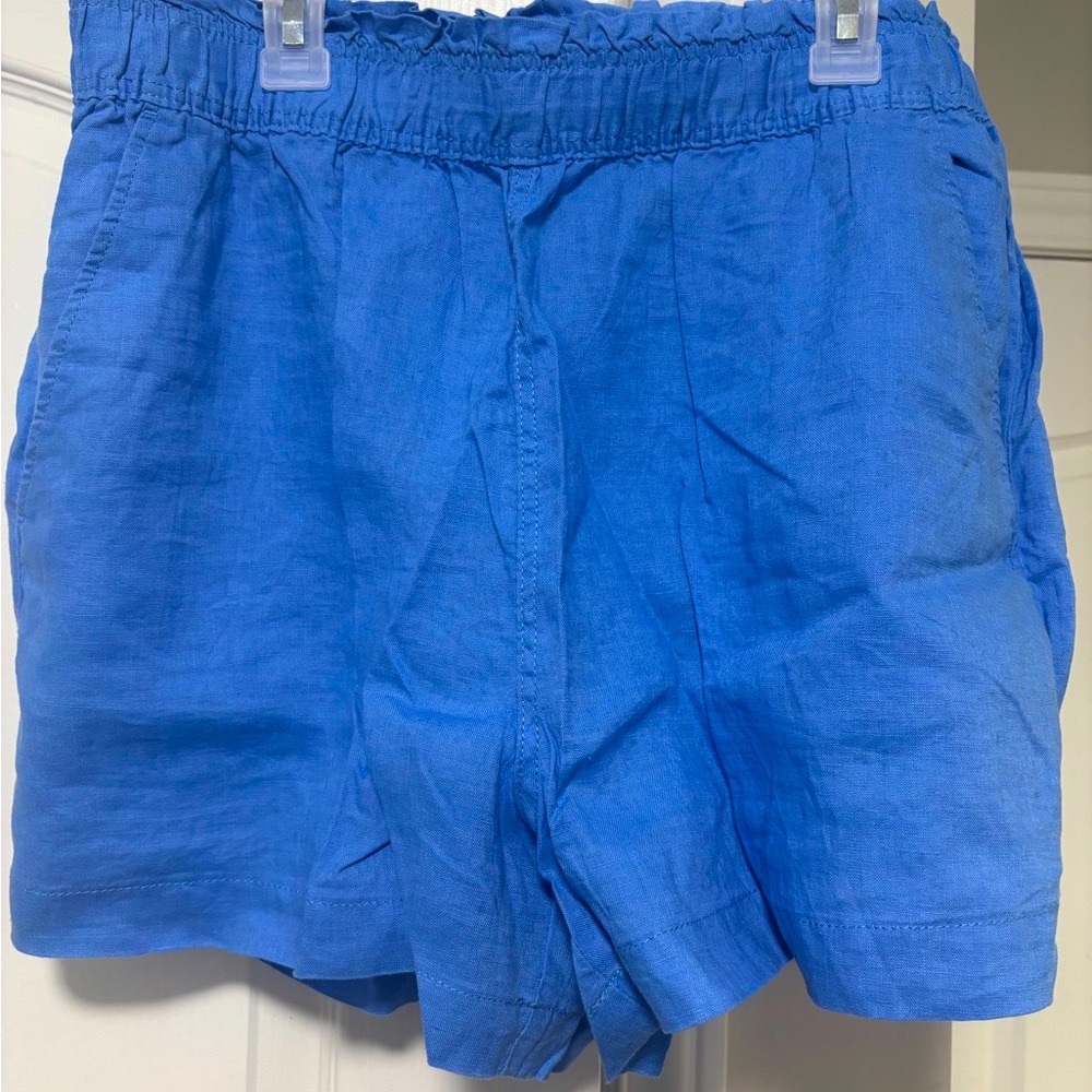 H&M Blue Shorts with Elastic Waistband (NWOT)